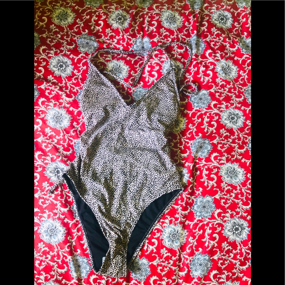Cheetah print One piece bathing suit